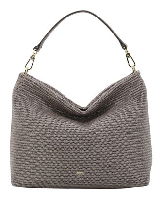 abro Fabric Raffia Hobo Bag Kaia Tope