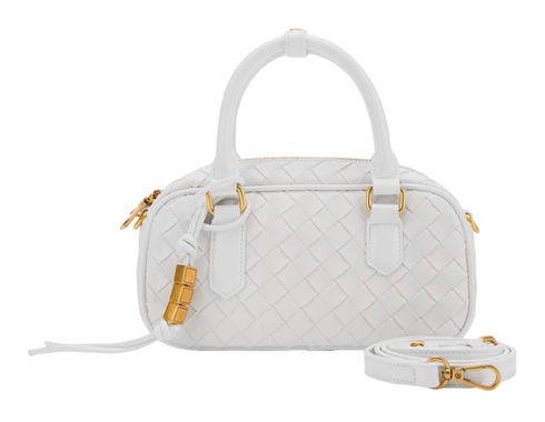 SEIDENFELT MANUFAKTUR Kinna Bowling Crossbody Bag Bright White