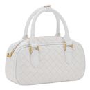 SEIDENFELT MANUFAKTUR Kinna Bowling Crossbody Bag Bright White