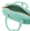 SEIDENFELT MANUFAKTUR Kinna Bowling Crossbody Bag Aqua Green