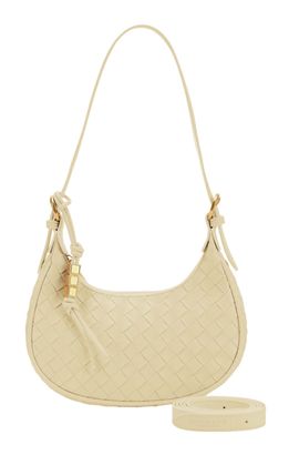 SEIDENFELT MANUFAKTUR Kinna Round Shoulderbag Shy Yellow SEIDENFELT MANUFAKTUR Kinna Round Shoulderbag Shy Yellow