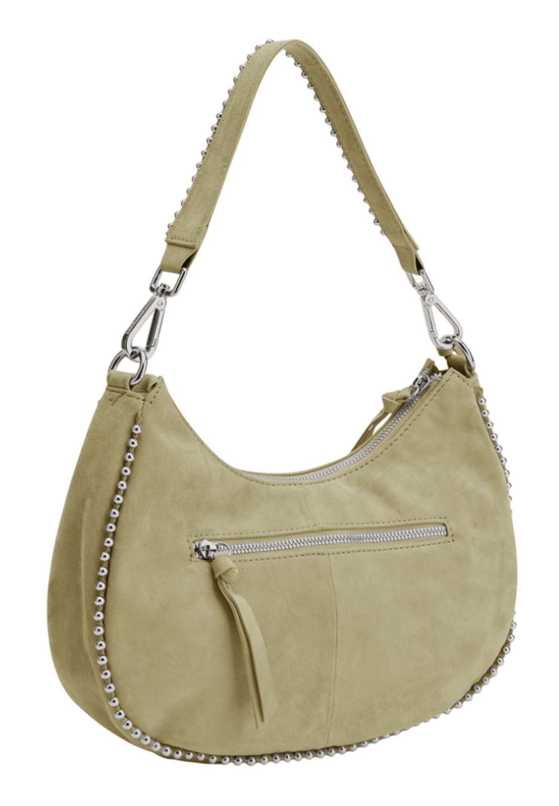 FREDsBRUDER All About Beads Midi Hobo Bag Sunburned Grass FREDsBRUDER All About Beads Midi Hobo Bag Sunburned Grass