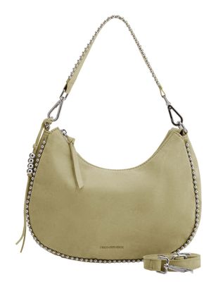 FREDsBRUDER All About Beads Midi Hobo Bag Sunburned Grass