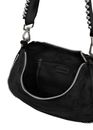 FREDsBRUDER All About Beads Midi Hobo Bag Black