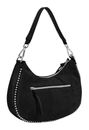 FREDsBRUDER All About Beads Midi Hobo Bag Black