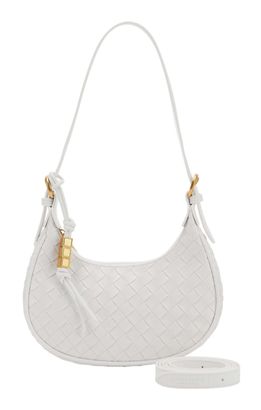 SEIDENFELT MANUFAKTUR Kinna Round Shoulderbag Bright White