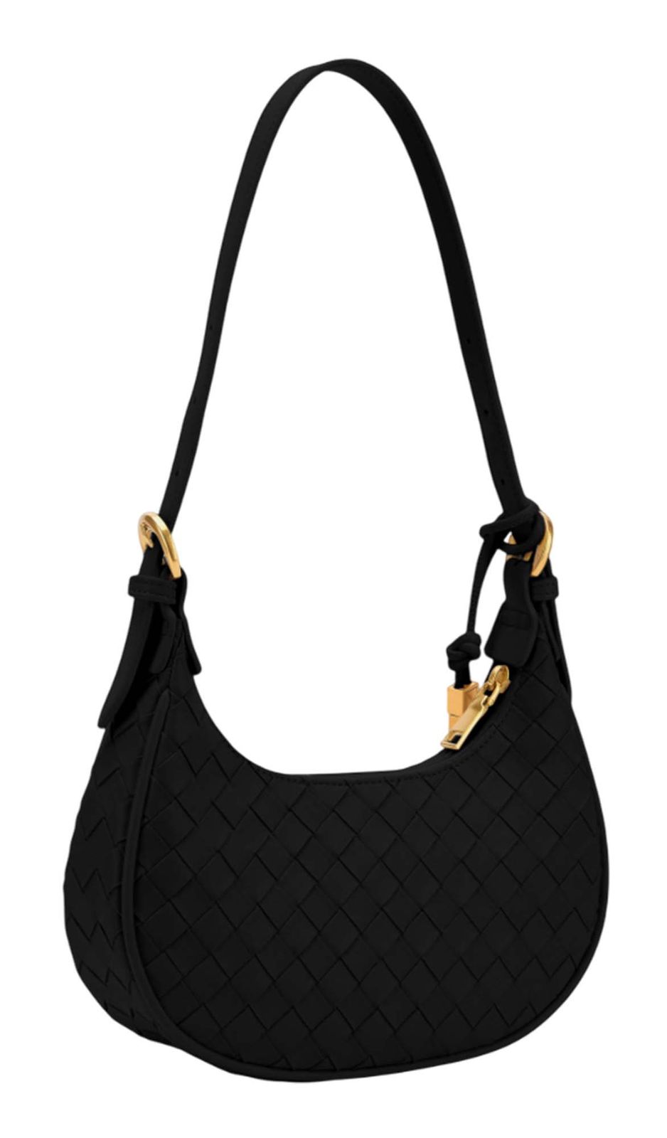 SEIDENFELT MANUFAKTUR Kinna Round Shoulderbag Black SEIDENFELT MANUFAKTUR Kinna Round Shoulderbag Black