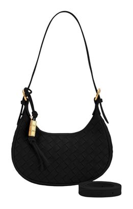 SEIDENFELT MANUFAKTUR Kinna Round Shoulderbag Black