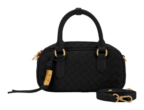 SEIDENFELT MANUFAKTUR Kinna Bowling Crossbody Bag Black