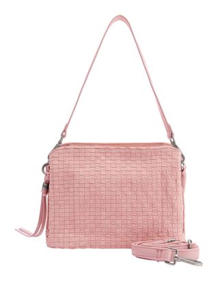 FREDsBRUDER Weave Harmony Midi Hobo Bag Blush