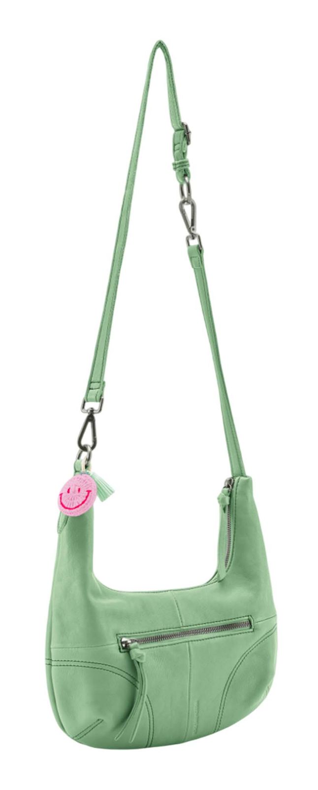 FREDsBRUDER Take A Smile Midi Hobo Bag Fresh Mint FREDsBRUDER Take A Smile Midi Hobo Bag Fresh Mint