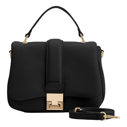 SEIDENFELT MANUFAKTUR Evje Top Handle Bag Black