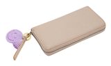 FREDsBRUDER Take A Smile Ziparound Wallet Chai Latte