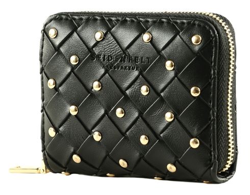 SEIDENFELT MANUFAKTUR Ylva Little Rivet Wallet Black