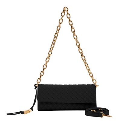 SEIDENFELT MANUFAKTUR Kinna Clutch Wallet Black