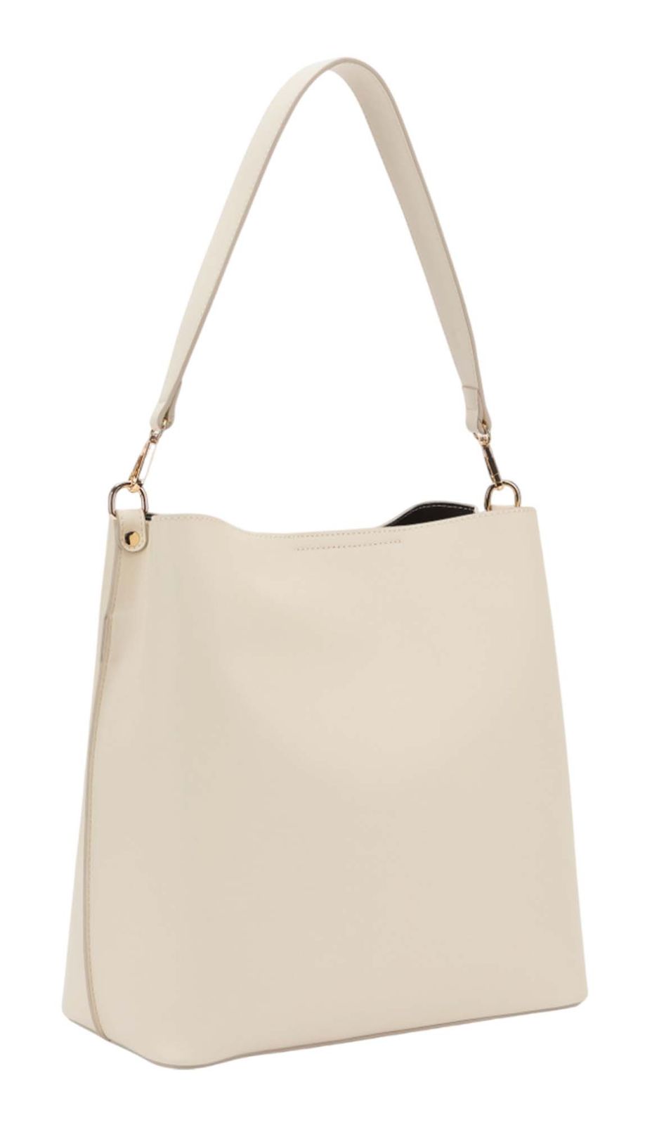 SEIDENFELT MANUFAKTUR Lilla Ro Midi Hobo Bag Cream SEIDENFELT MANUFAKTUR Lilla Ro Midi Hobo Bag Cream