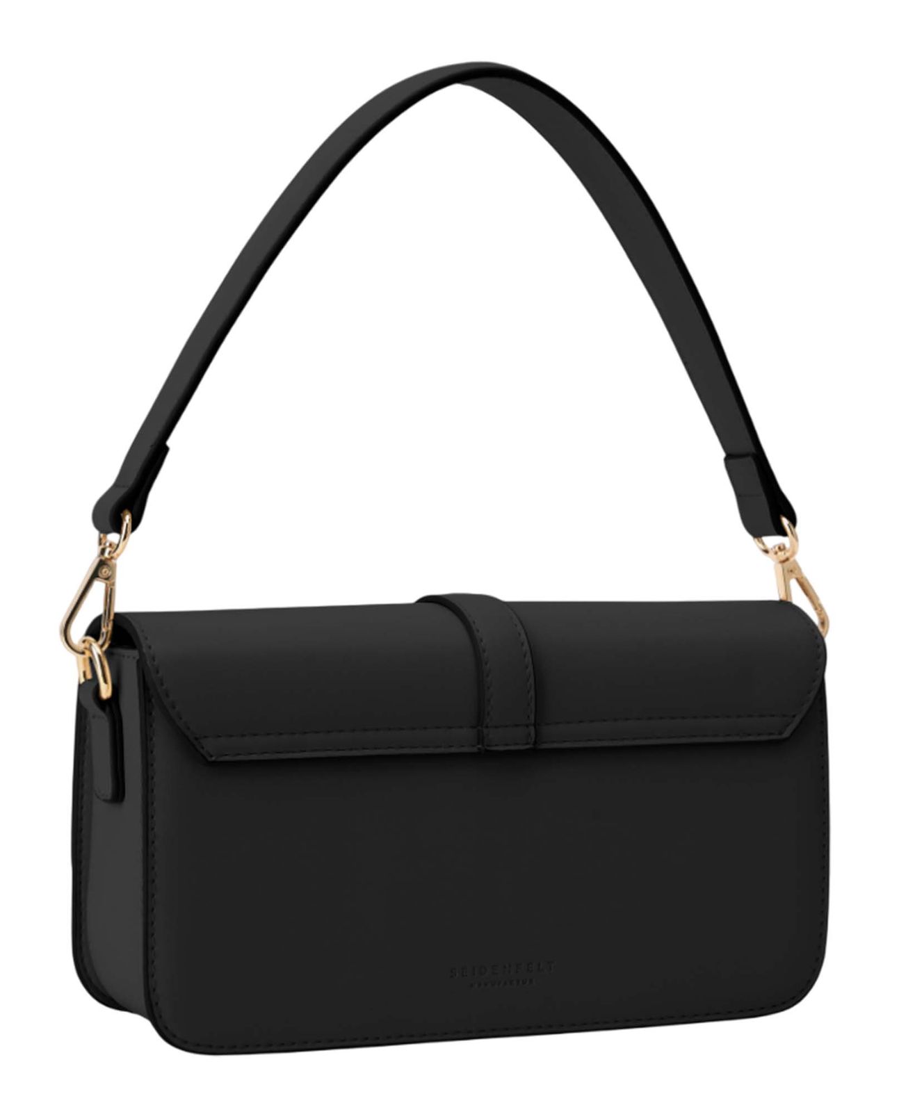 SEIDENFELT MANUFAKTUR Lilla Ro Big Crossbody Bag Black SEIDENFELT MANUFAKTUR Lilla Ro Big Crossbody Bag Black