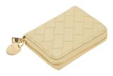 SEIDENFELT MANUFAKTUR Ylva Woven Wallet Shy Yellow Woven