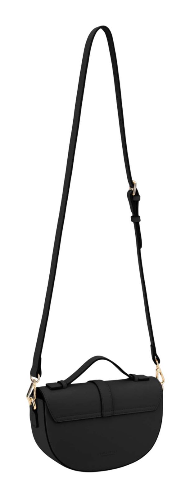 SEIDENFELT MANUFAKTUR Lilla Ro Saddle Bag Black SEIDENFELT MANUFAKTUR Lilla Ro Saddle Bag Black