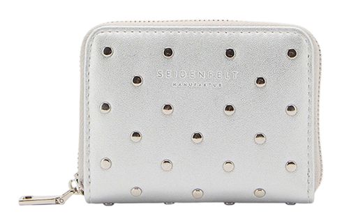 SEIDENFELT MANUFAKTUR Ylva Little Rivet Wallet Silver & Rivets