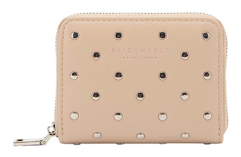 SEIDENFELT MANUFAKTUR Ylva Little Rivet Wallet Light Sand & Rivets