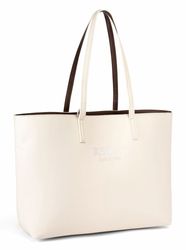 REPLAY shopper bag Shoulder Bag Dirty White + Java | Buy