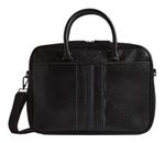 Ted Baker Kenriik Stripe PU Document Bag Black