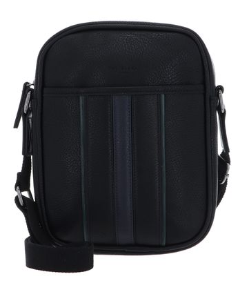 Ted Baker Keiigan Stripe Flight Bag Black
