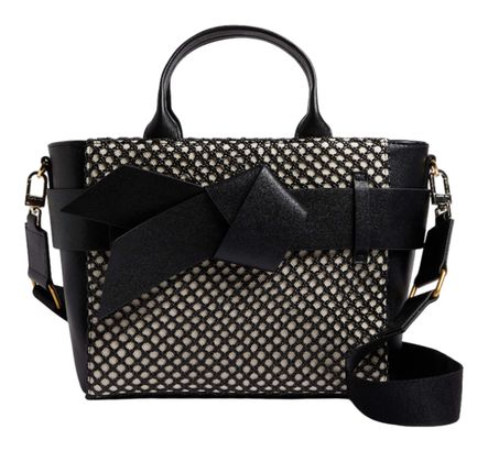Ted Baker Jessa Bow Canvas Mini Tote Black