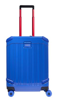 PIQUADRO Pop Cabin Trolley 4 Wheels S Blue