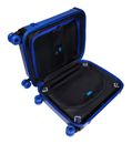 PIQUADRO Pop Cabin Trolley 4 Wheels S Blue