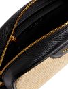 Ted Baker Bardas Webbing Faux Raffia Camera Crossbody Bag Black Ted Baker Bardas Webbing Faux Raffia Camera Crossbody Bag Black