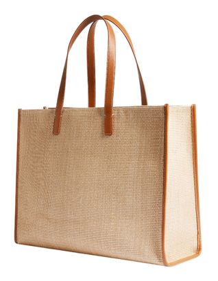 【Ted Baker】PALLMER ラフィア風 アイコン トートバッグ ラージ Ted Baker】PALLMER ラフィア風 アイコン トートバッグ ラージ