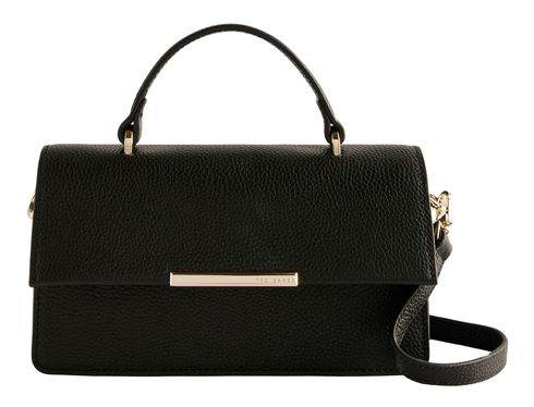 Ted Baker Rosly Bar Detail Elongated Top Handle Bag Black