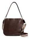 Ted Baker Willda Branded Webbing Leather Hobo Bag Brown Ted Baker Willda Branded Webbing Leather Hobo Bag Brown