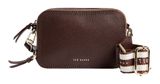 Ted Baker WILLSA Mini Webbing Leather Crossbody Bag Brown Ted Baker WILLSA Mini Webbing Leather Crossbody Bag Brown