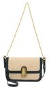 Ted Baker Twist Lock Detail Raffia Crossbody Bag S Mid Green
