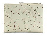 LACOSTE Clutch L Confetti Croc Farine LACOSTE Clutch L Confetti Croc Farine