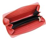 L.CREDI Polly Zip Around Wallet Coral