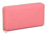 L.CREDI Polly Zip Around Wallet Coral