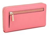 L.CREDI Polly Zip Around Wallet Coral