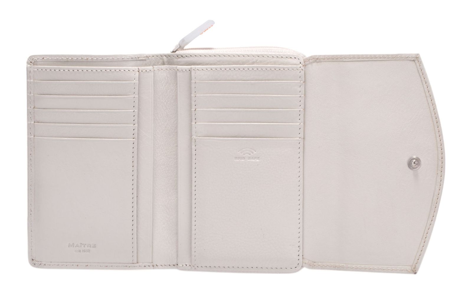 Maître Leisel Dagrete Purse MH14FZ Creme White Maître Leisel Dagrete Purse MH14FZ Creme White