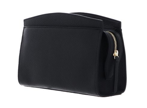 Wallet body bag／ミニポーチ付／black mesh お財布ポシェット スマホポーチ ミニポーチ マルチショルダー