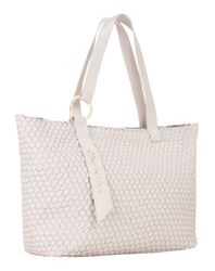 トートバッグ Valentino Garavani White Fabric Escape Shopping Bag White Fabric Valentino Garavani Escape Shopping Bag