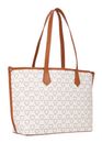VALENTINO Lady Re Shopping Bag Bianco / Cuoio