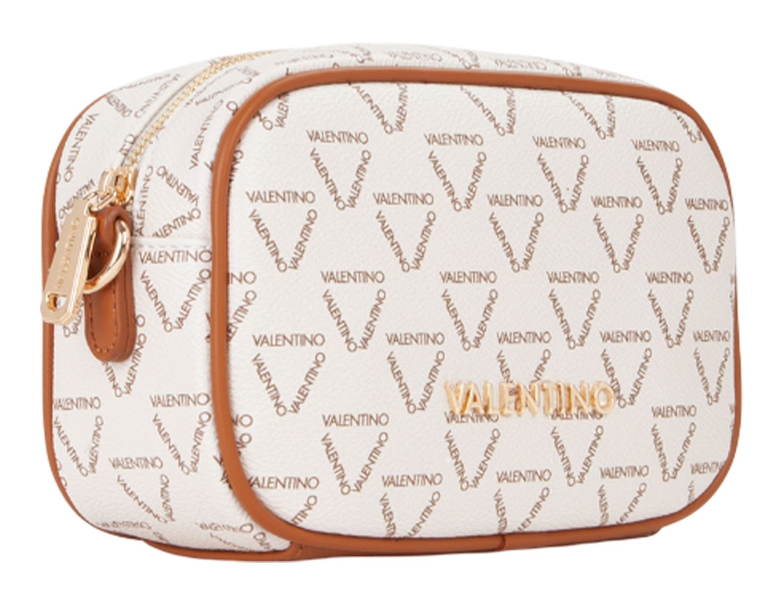 VALENTINO Lady Re Camera Bag Bianco / Cuoio VALENTINO Lady Re Camera Bag Bianco / Cuoio