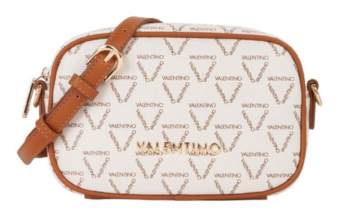 VALENTINO Lady Re Camera Bag Bianco / Cuoio