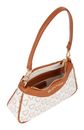 VALENTINO Lady Re Shoulder Bag Bianco / Cuoio