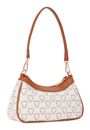VALENTINO Lady Re Shoulder Bag Bianco / Cuoio