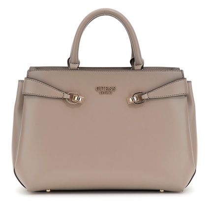 GUESS Lorelei Girlfriend Satchel Dark Taupe